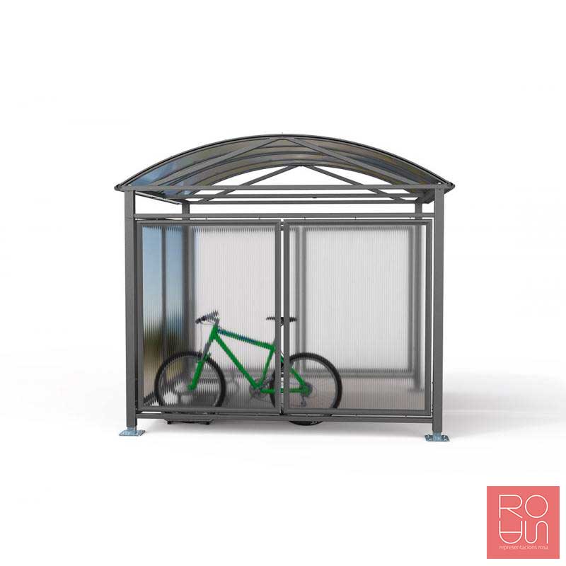 Refugi per bicicletes i motos model Bòveda L